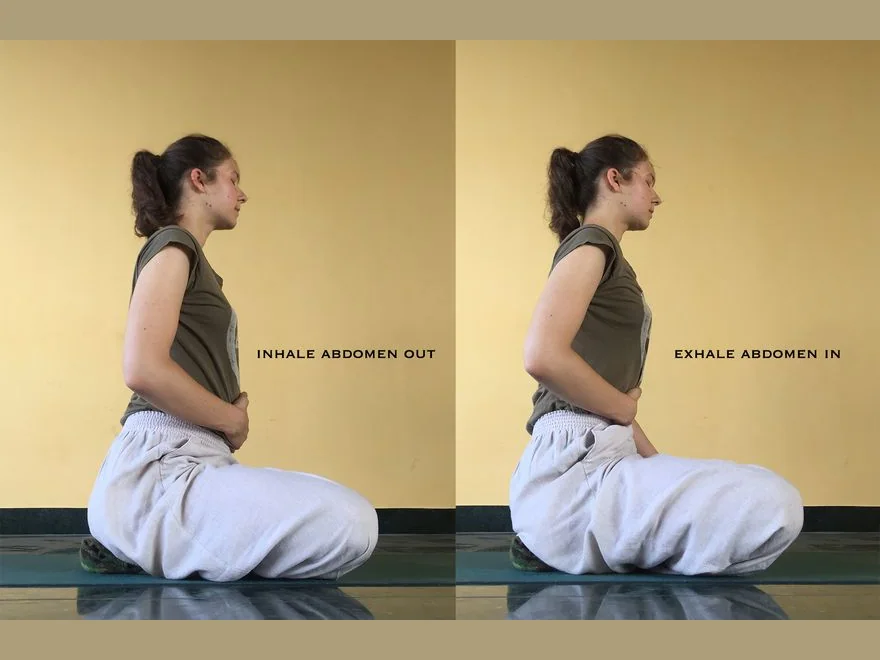 Abdominal Breath (Abdominal Breathing) — photograph