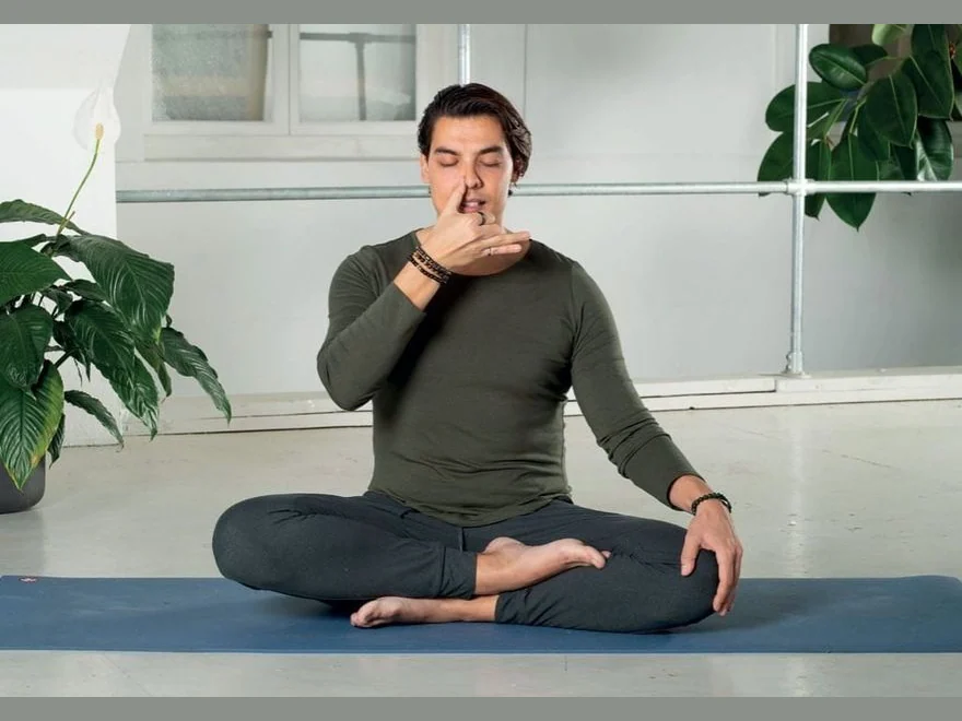 Alternate-Nostril Breathing (Anulom Vilom) — photograph
