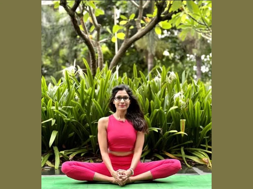 Bound Angle Pose (Baddha Konasana) — photograph