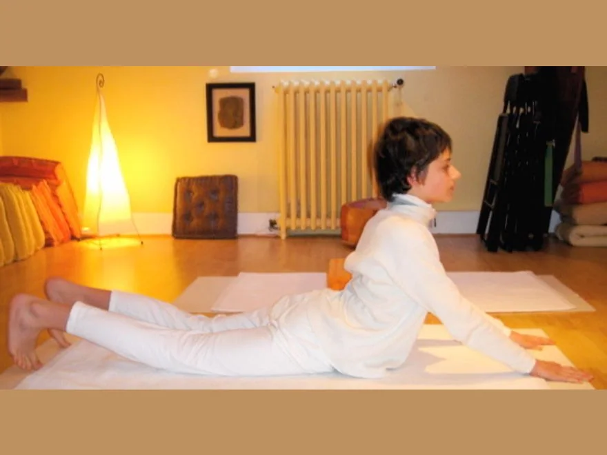 Cobra Pose (Bhujangasana) — photograph