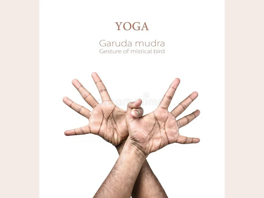 Eagle Gesture (Garuda Mudra) — photograph