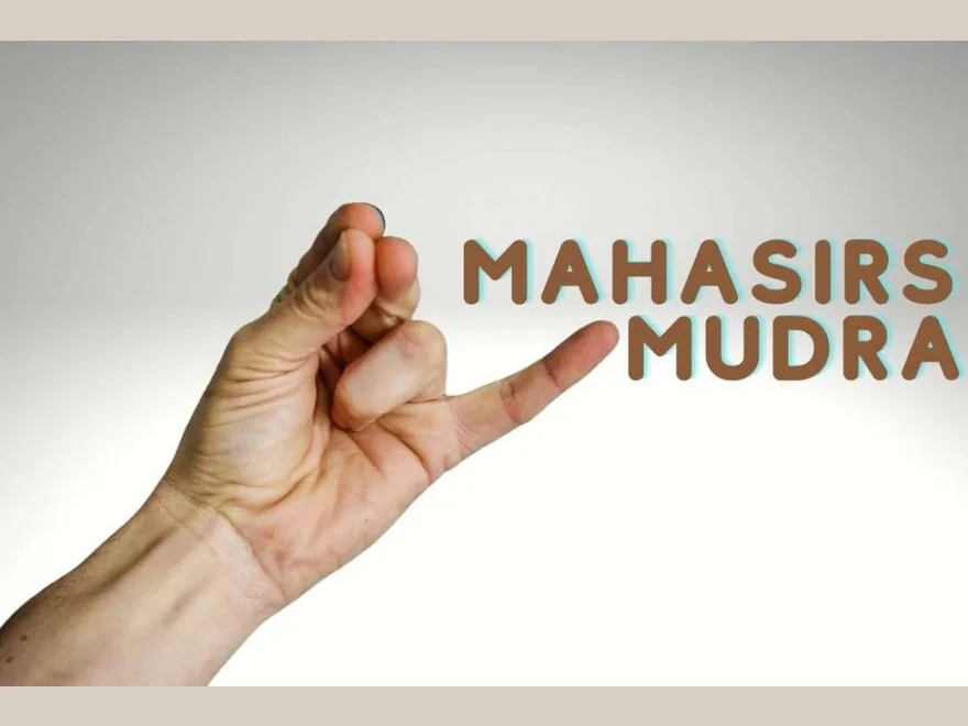 Great Head Gesture (Mahasirs Mudra) — photograph