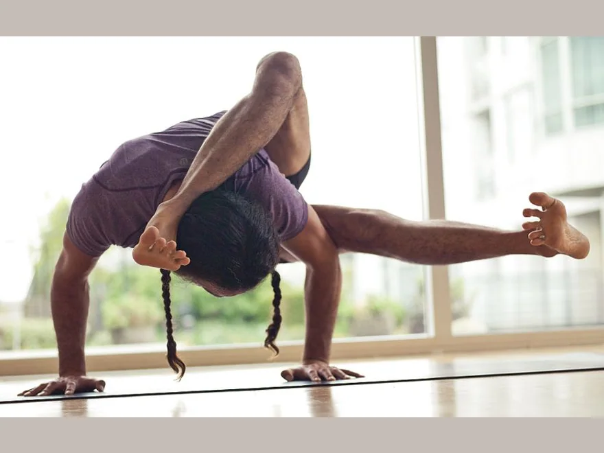 One-Legged Koundinya I (Eka Pada Koundinyasana I) — photograph