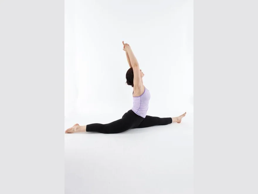 Splits Prep (Hanumanasana Prep) — photograph