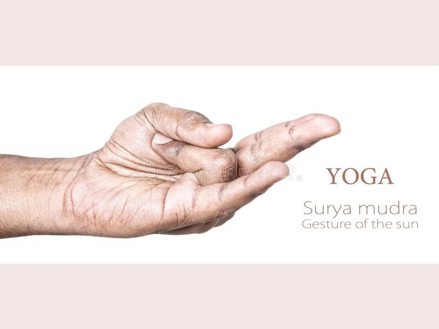 Sun Gesture (Surya Mudra) — photograph