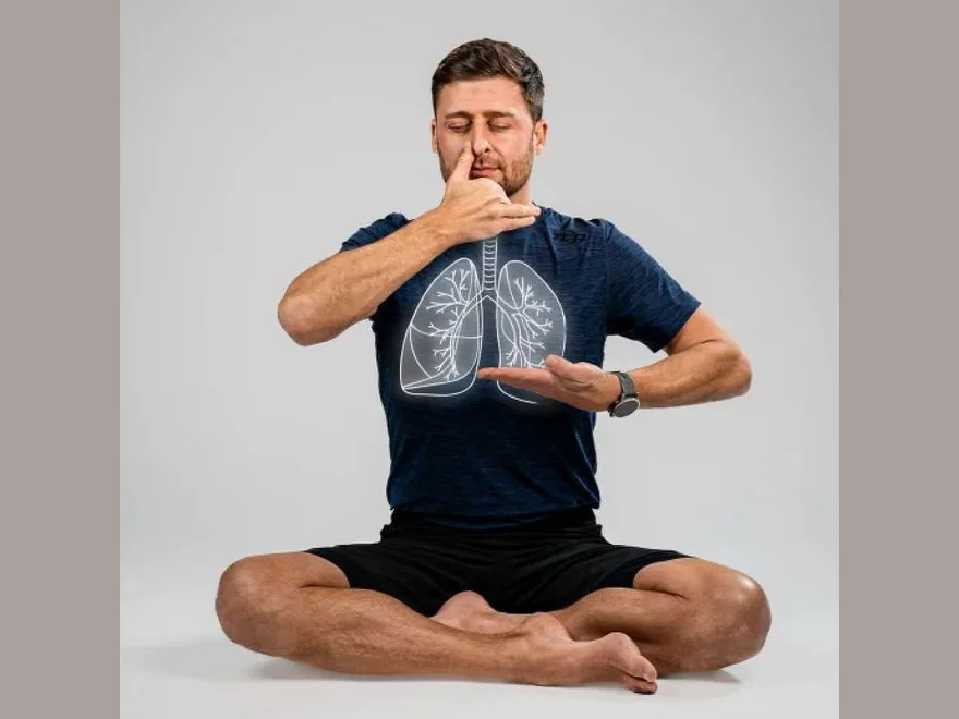Upper-Chest Breathing (Clavicular Breathing) — photograph