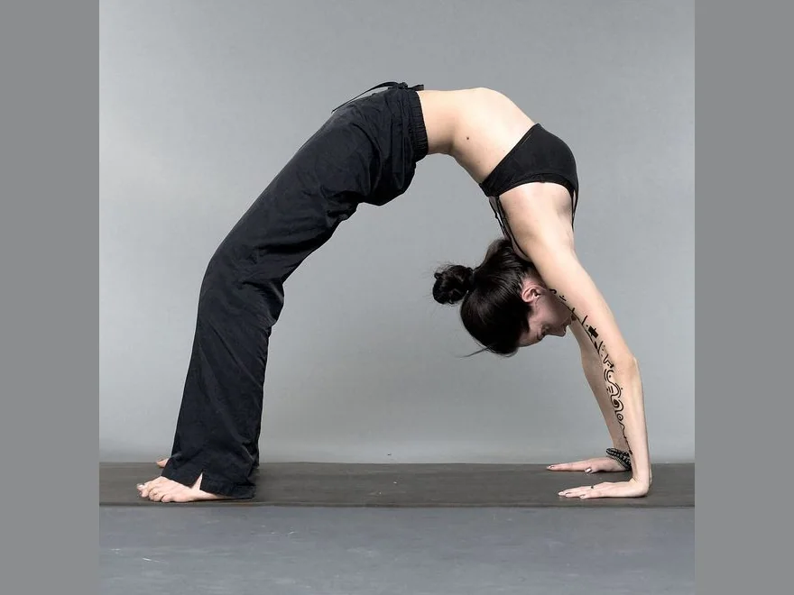 Wheel Pose (Urdhva Dhanurasana) — photograph